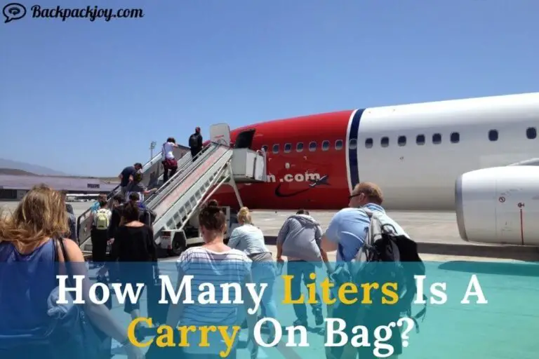 How Many Liters Is A Carry On Bag
